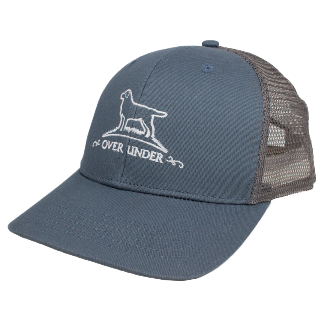 Lateral Logo Mesh Back Muted Blue