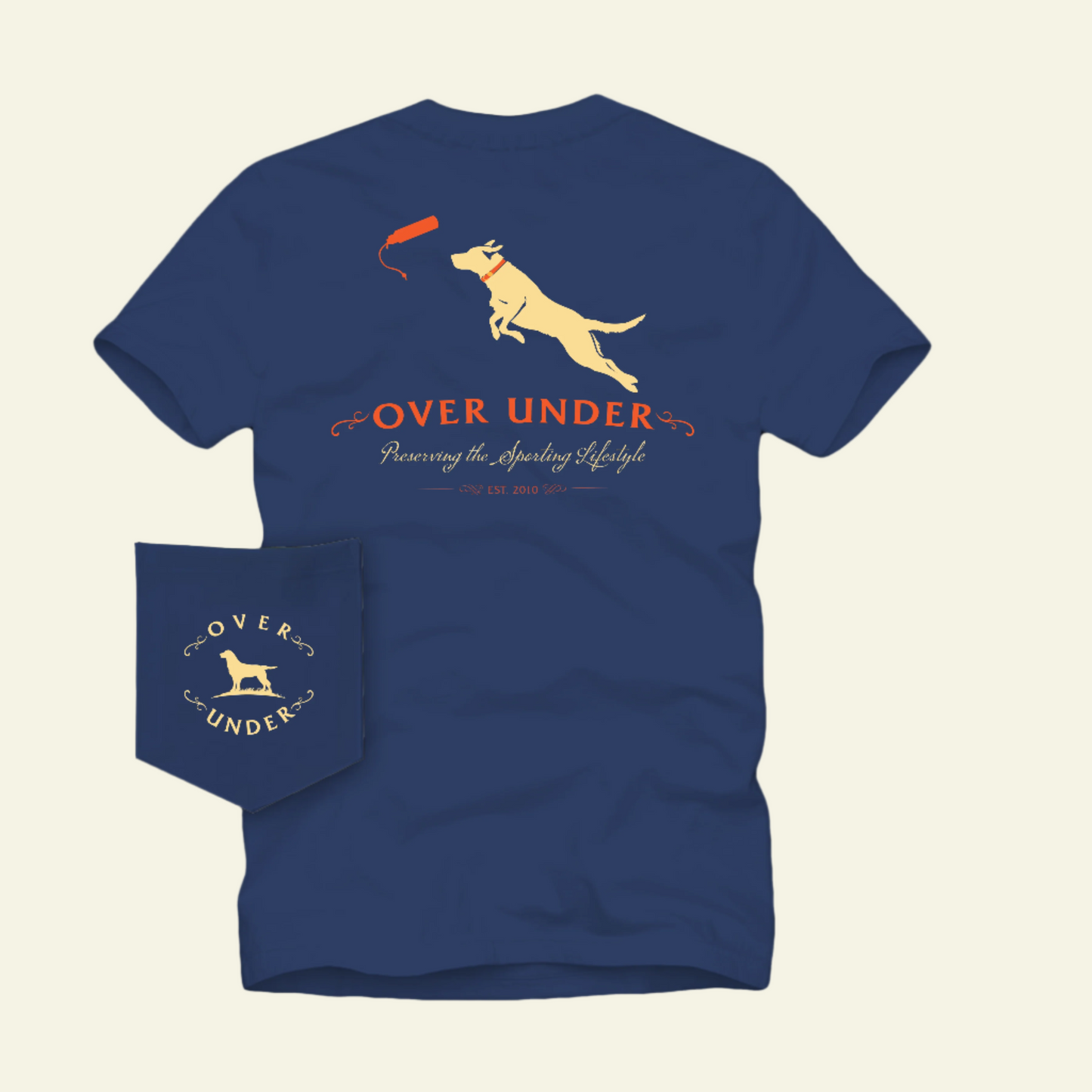 S/S Dock Dog T-Shirt Navy