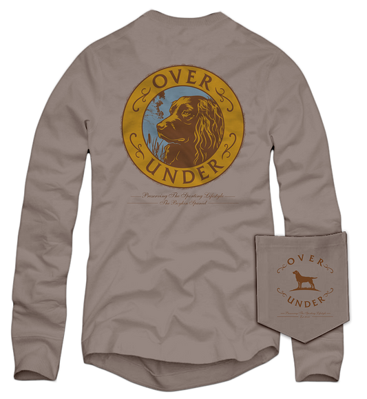 L/S Boykin Crest T-Shirt Driftwood