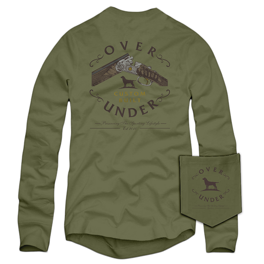 L/S Custom Built T-Shirt Moss