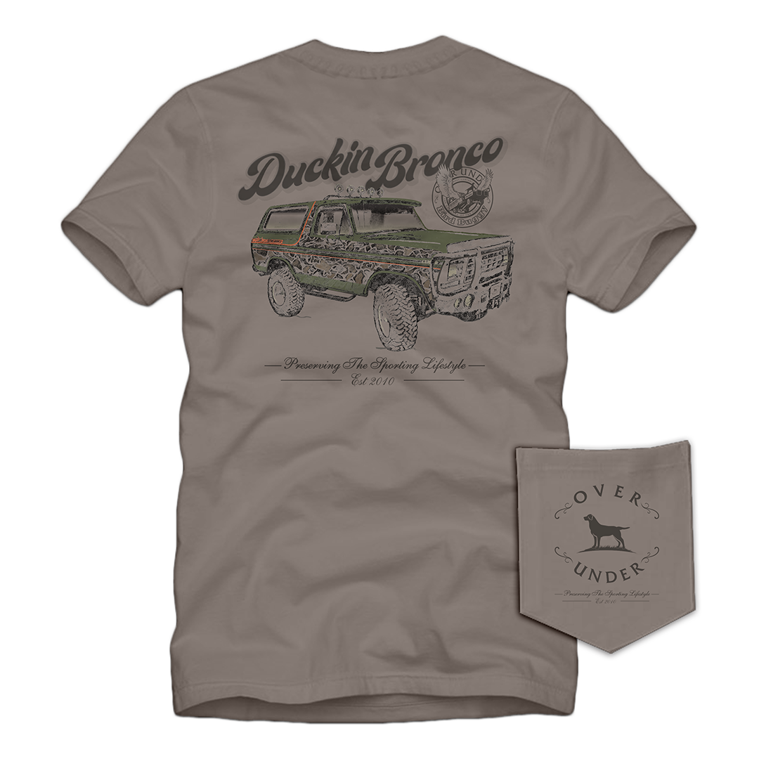 S/S Duckin Bronco T-Shirt Driftwood