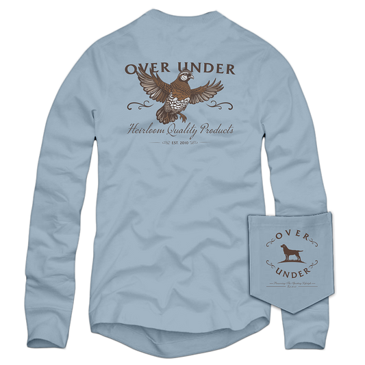 L/S Heirloom Quail T-Shirt Skyride