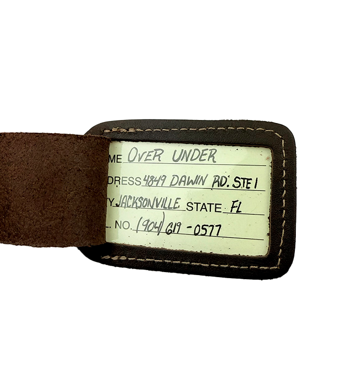 Leather Luggage Tag