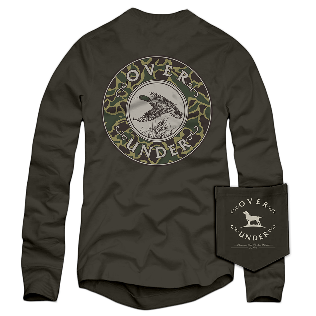 L/S Mallard Shoot II T-Shirt Charcoal