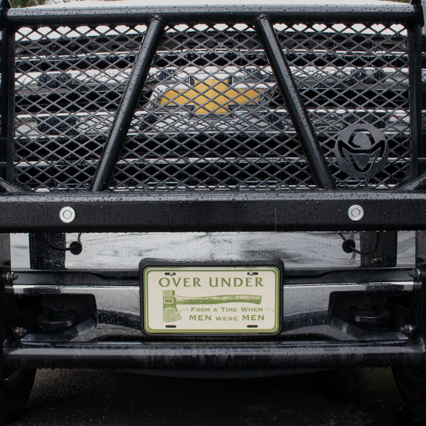 When Men Were Men License Plate