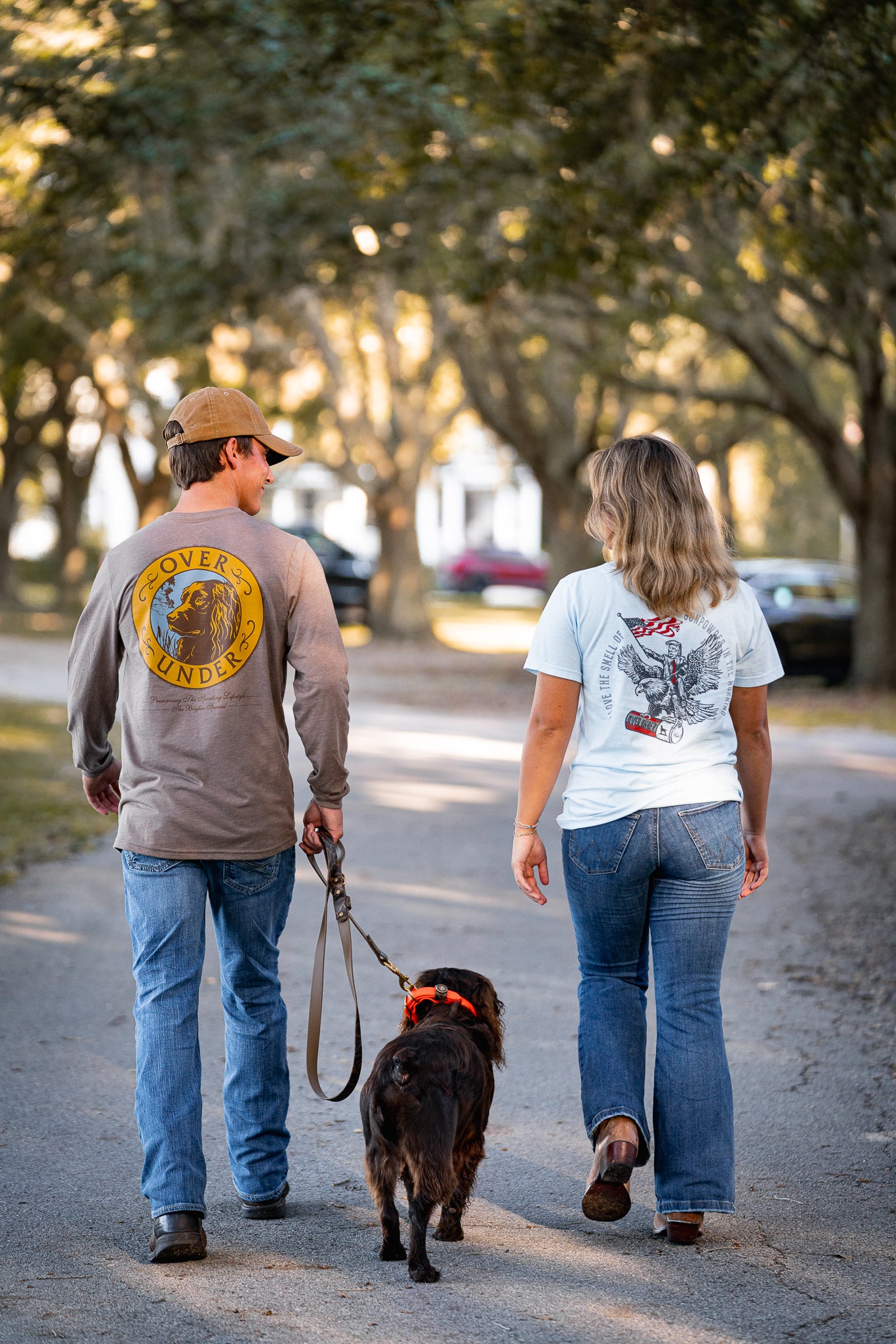 L/S Boykin Crest T-Shirt Driftwood