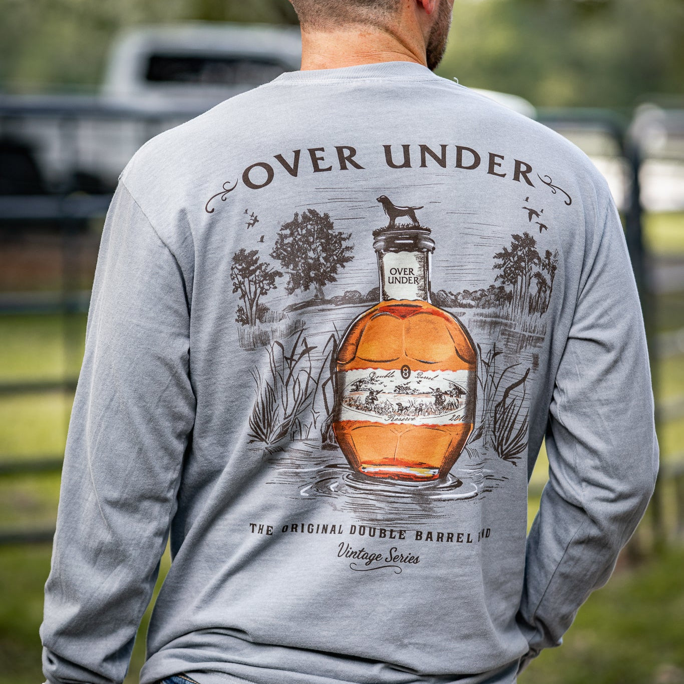 L/S Vintage DB Reserve T-Shirt Granite