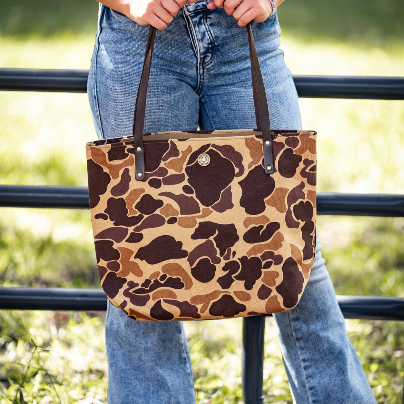 Old School Camo Marion Tote