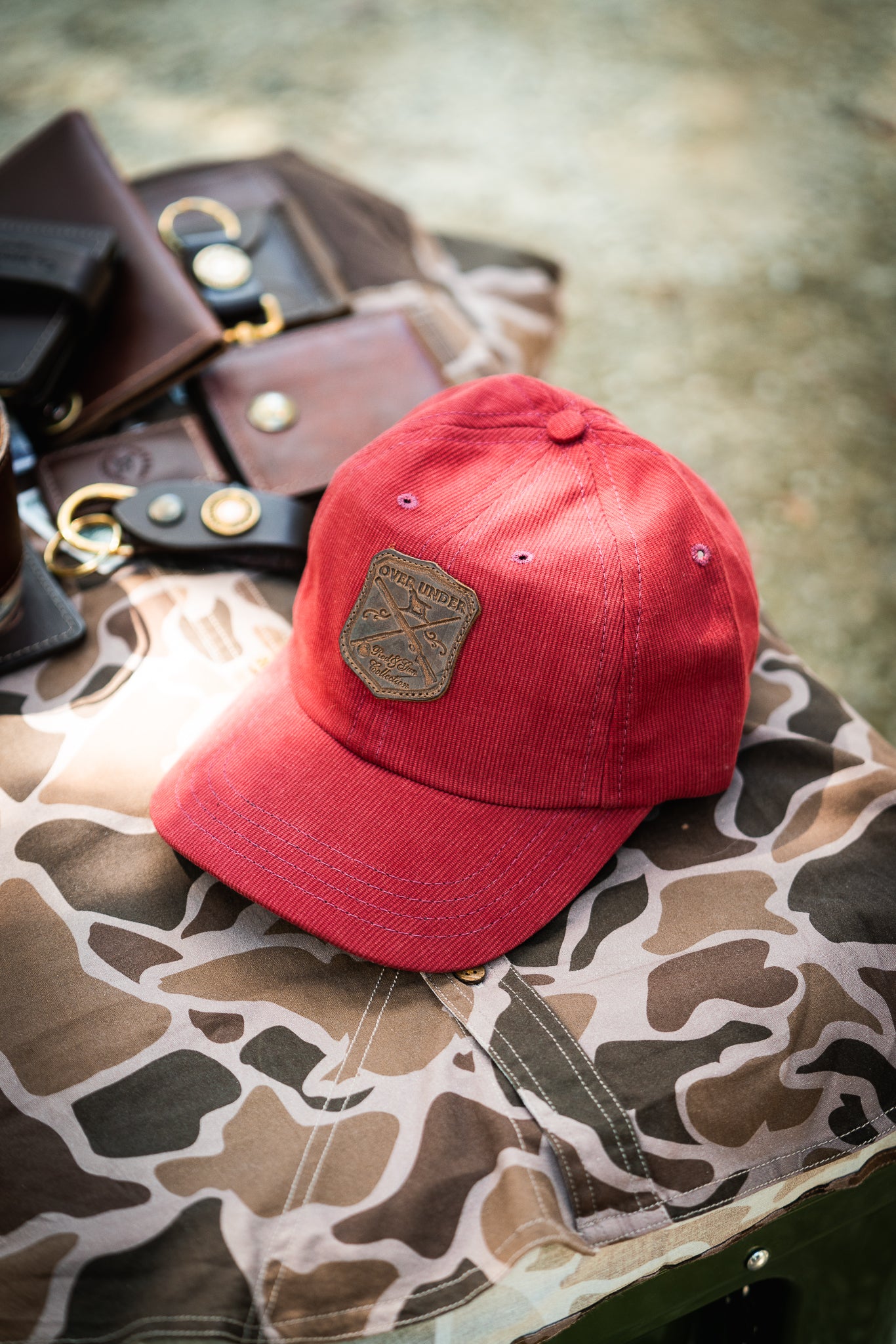 Sporting Collection Corduroy Cap Red