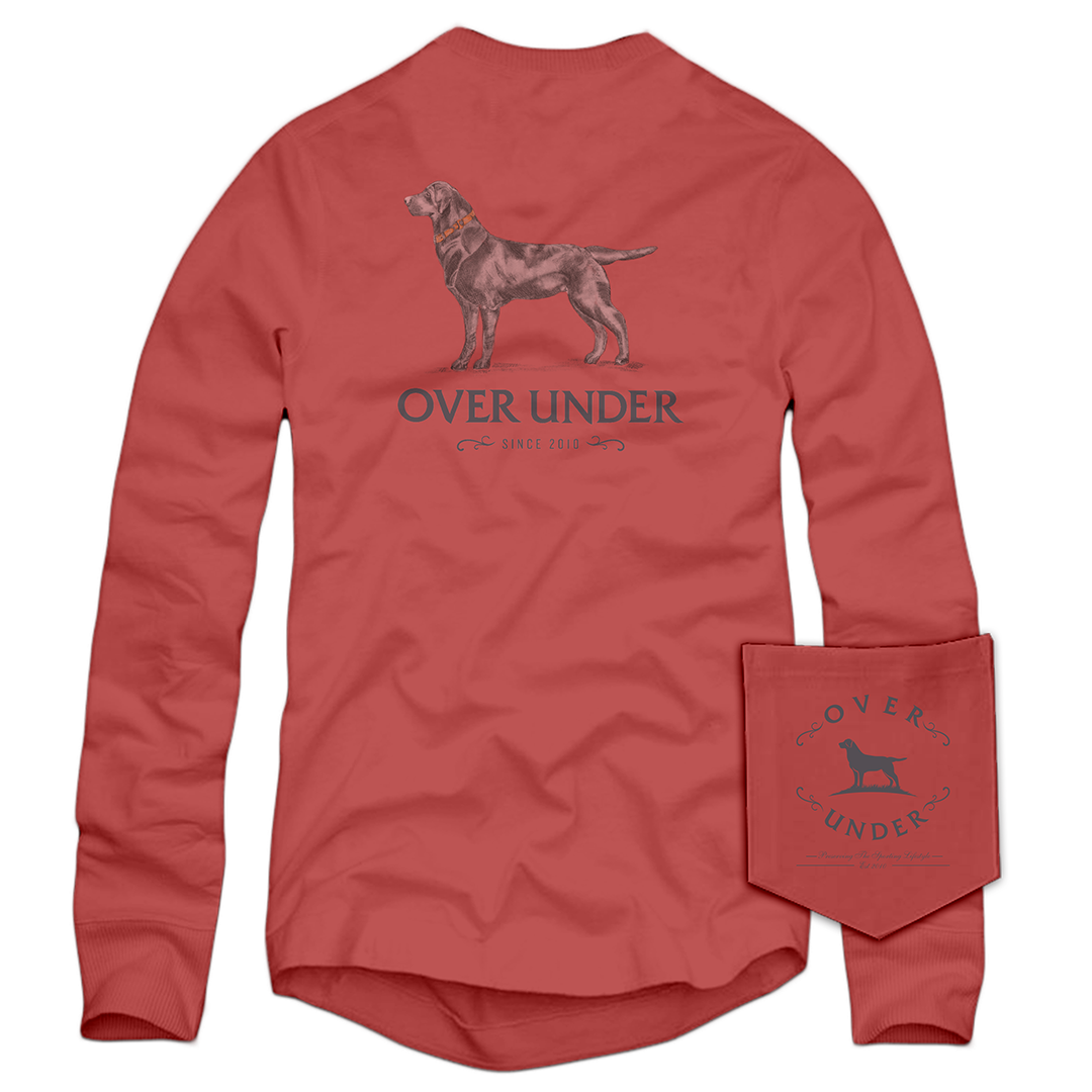 L/S Sketched Logo T-Shirt Brick