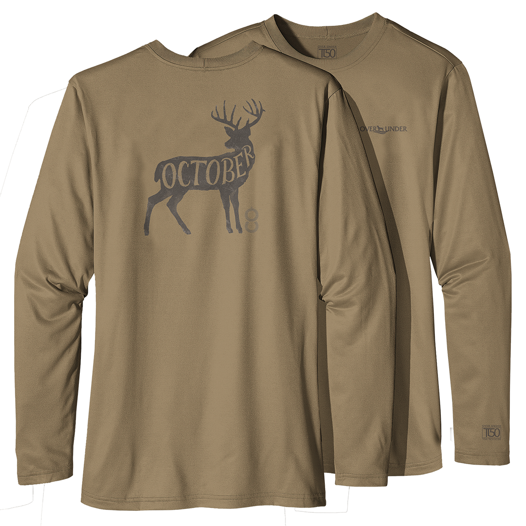 L/S Timber Tech October Deer Coyote Tan
