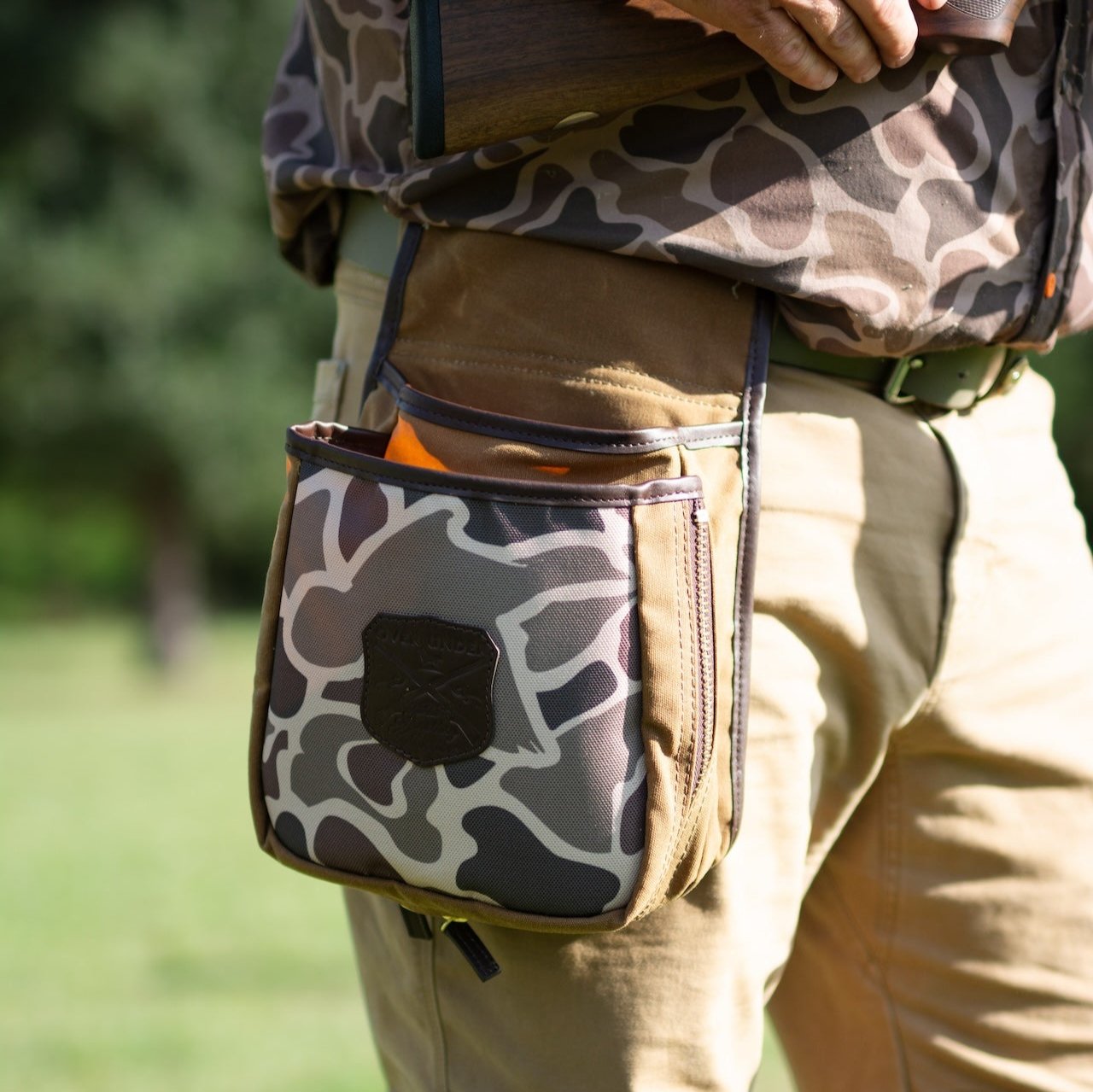 Large Shell Pouch Duck Camo
