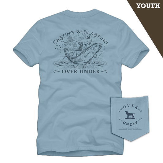 S/S Youth Cast & Blast T-Shirt Skyride