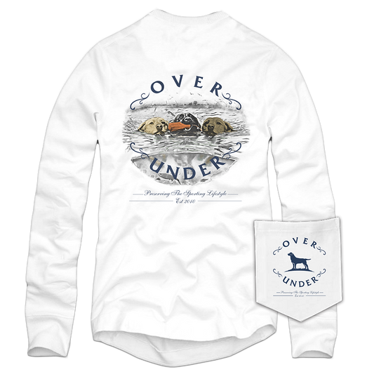L/S Water Dogs T-Shirt White