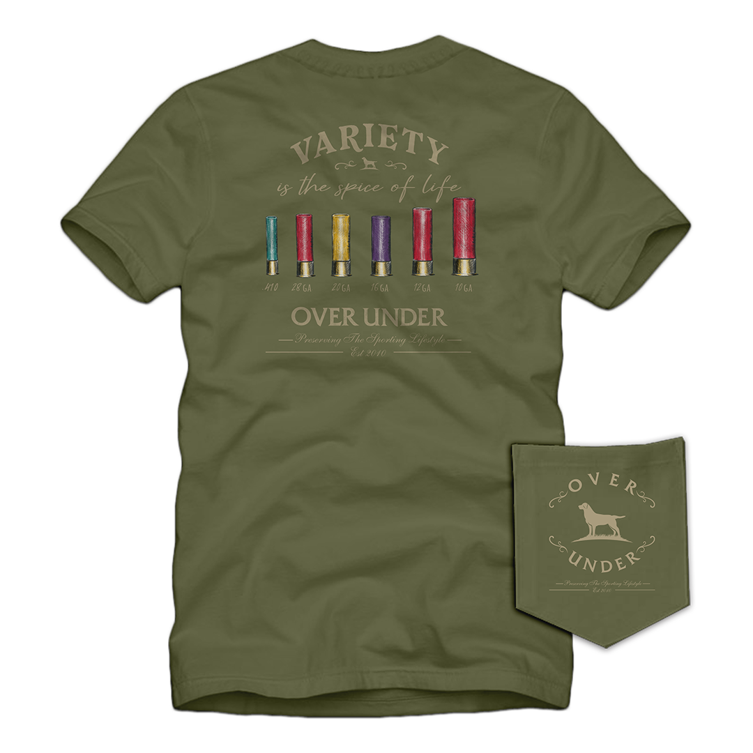 S/S Variety is the Spice of Life T-Shirt Moss