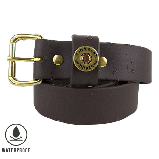 Waterproof Single Shot Belt Brown