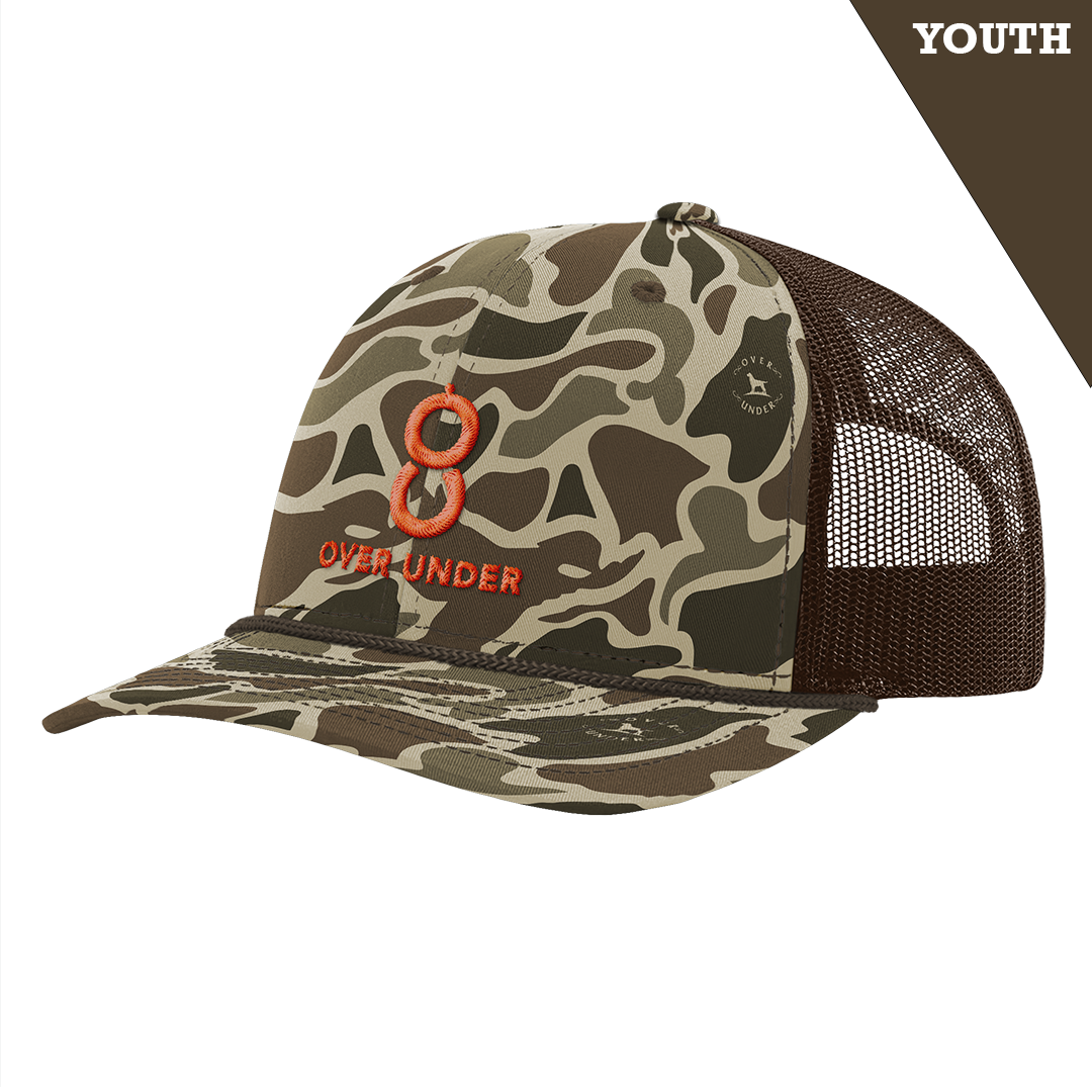 Youth Mesh Back Double Barrel Duck Camo