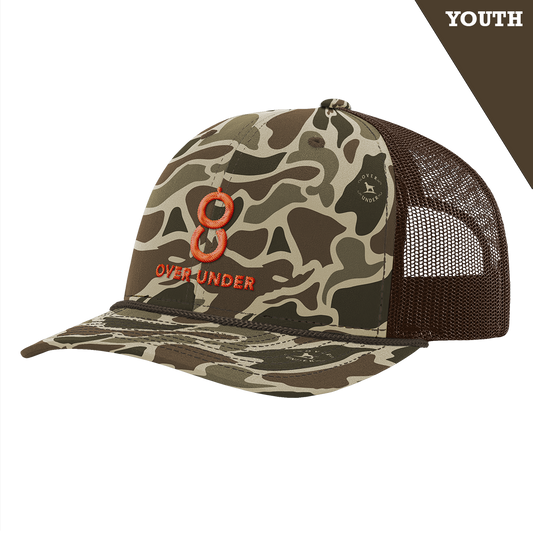 Youth Mesh Back Double Barrel Duck Camo
