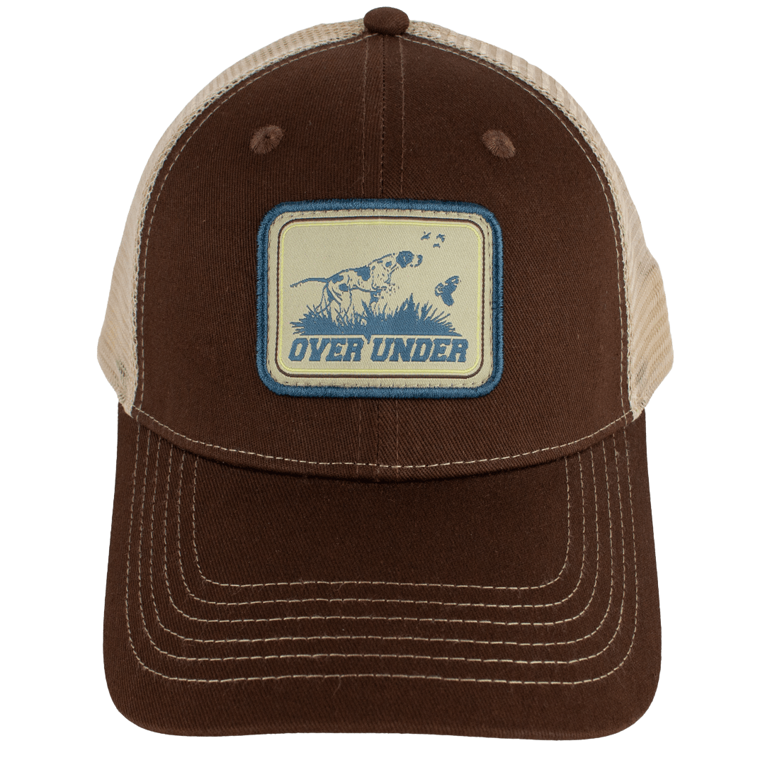 Pointer & Quail Mesh Back Brown