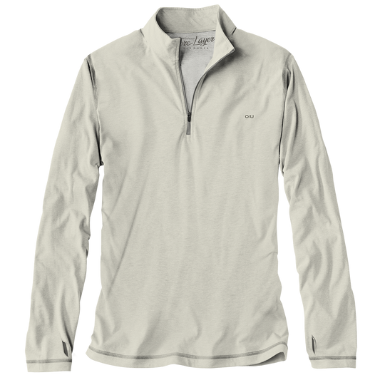 DriRelease 1/4 Zip Pullover Silver Green