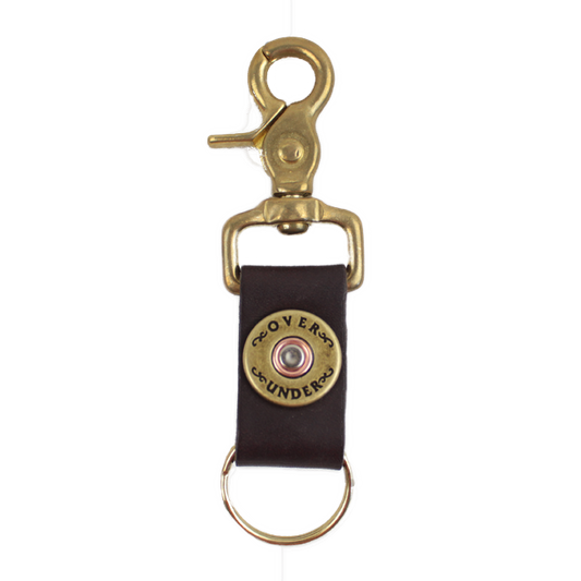 Leather Clasp Key Fob - Over Under Clothing