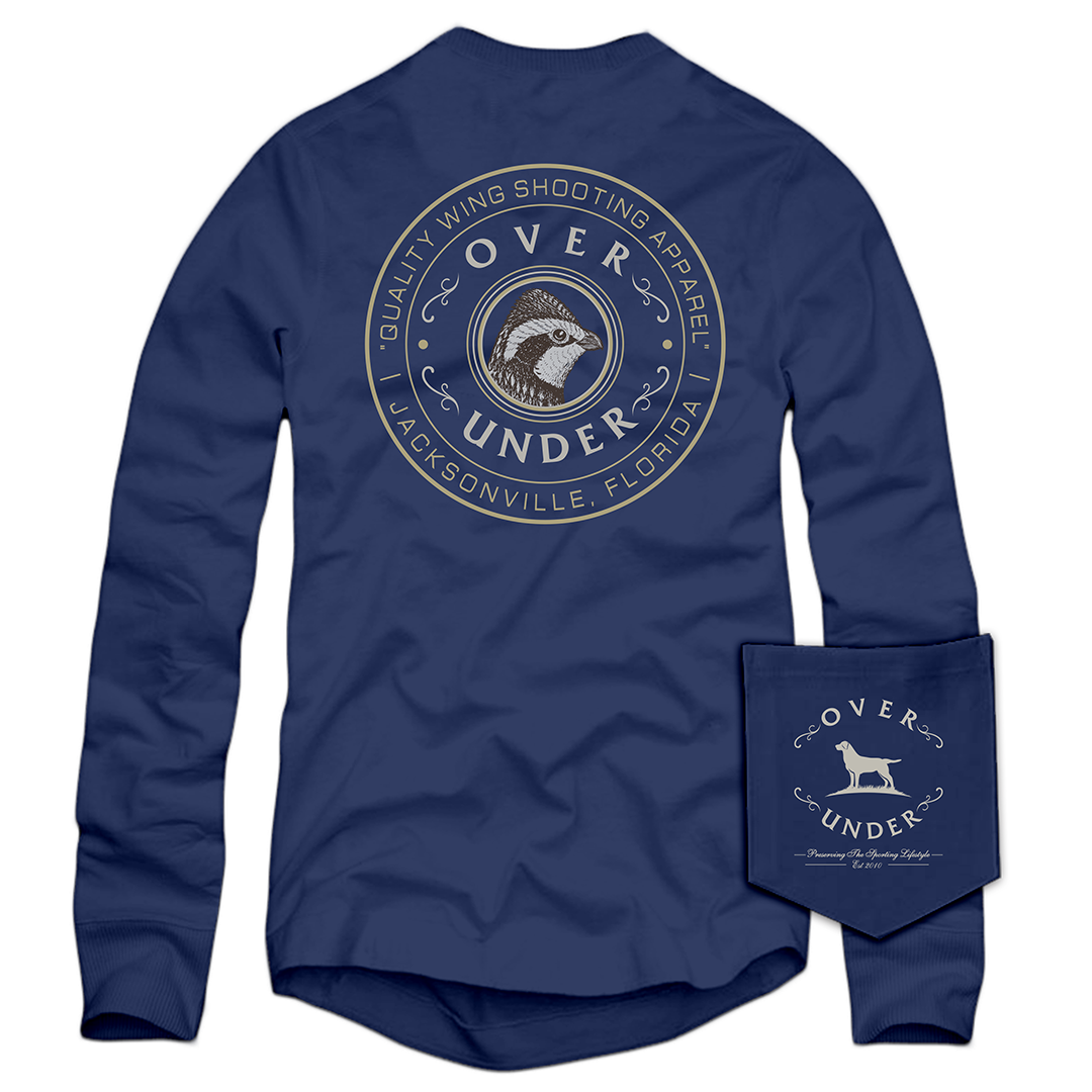 L/S Quality Wingshooting T-Shirt Navy