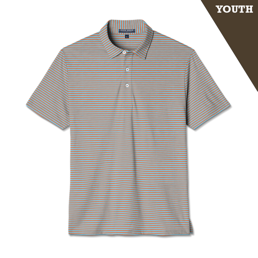 Youth Performance Polo Blue Coral