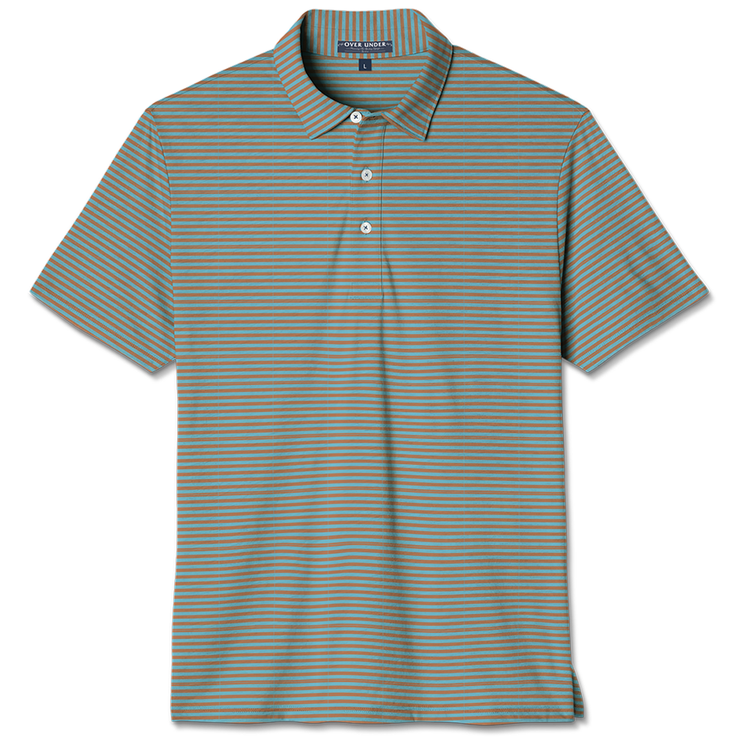 Performance Polo Blue Coral