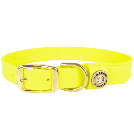 Water Dog Collar Safety Yellow - Over Under Clothing