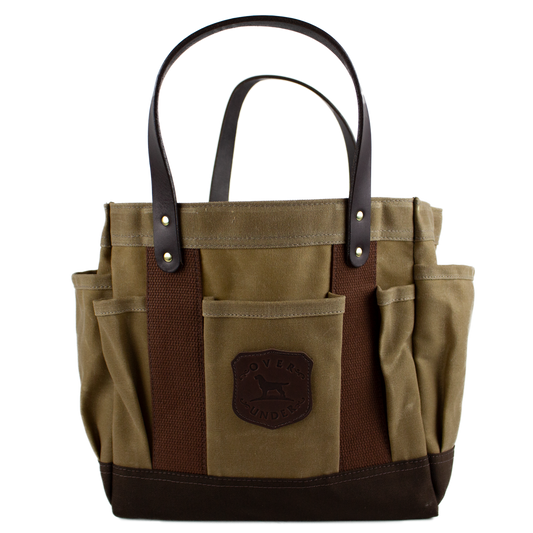 Waxed Rigger's Tote Field Tan/Brown - Over Under Clothing