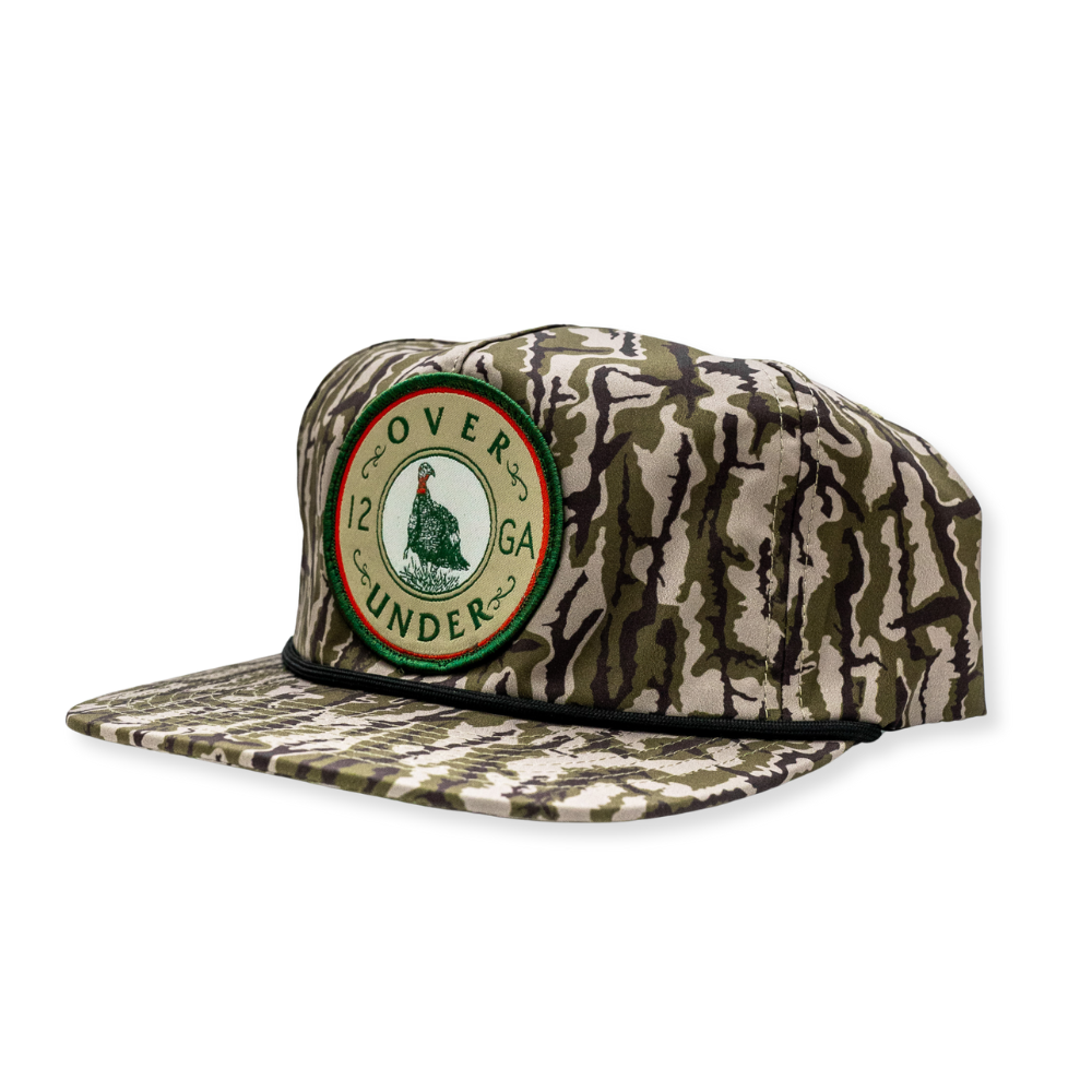 Bark Camo Rope Hat Turkey Shoot