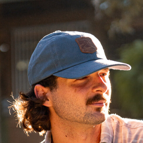 Sporting Collection Corduroy Cap Blue