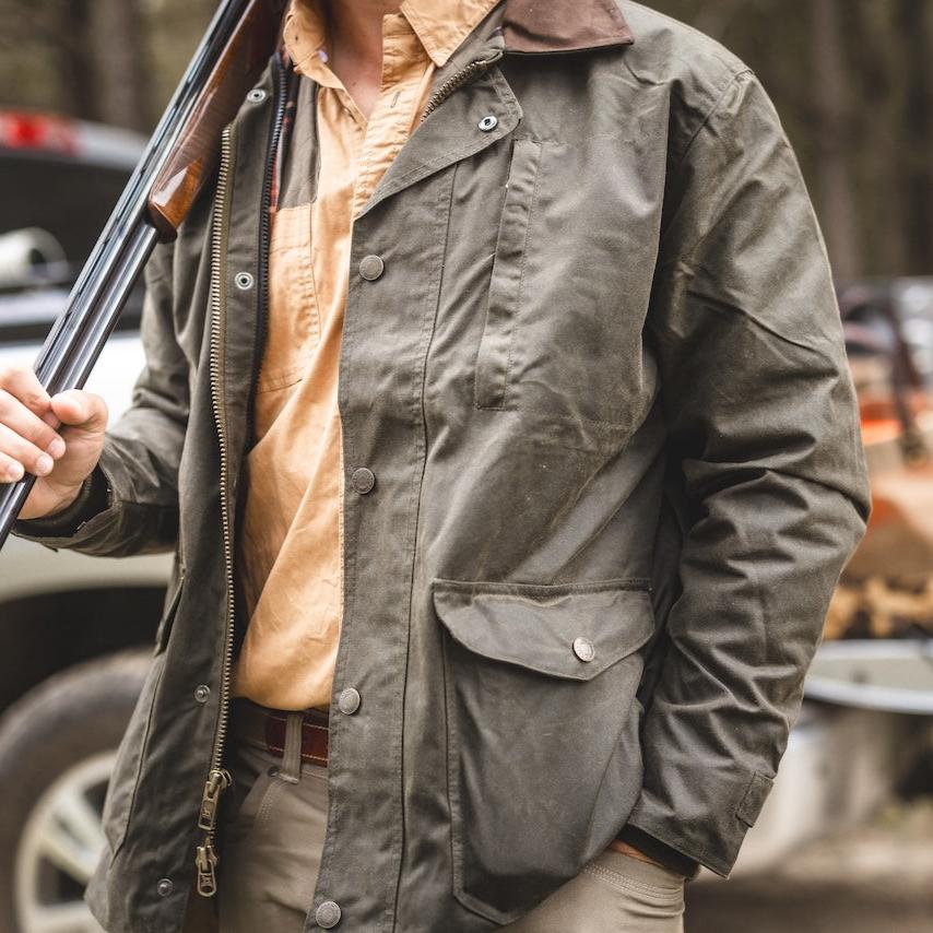 Waxed Briar Jacket Olive – Over Under Clothing - Main Image