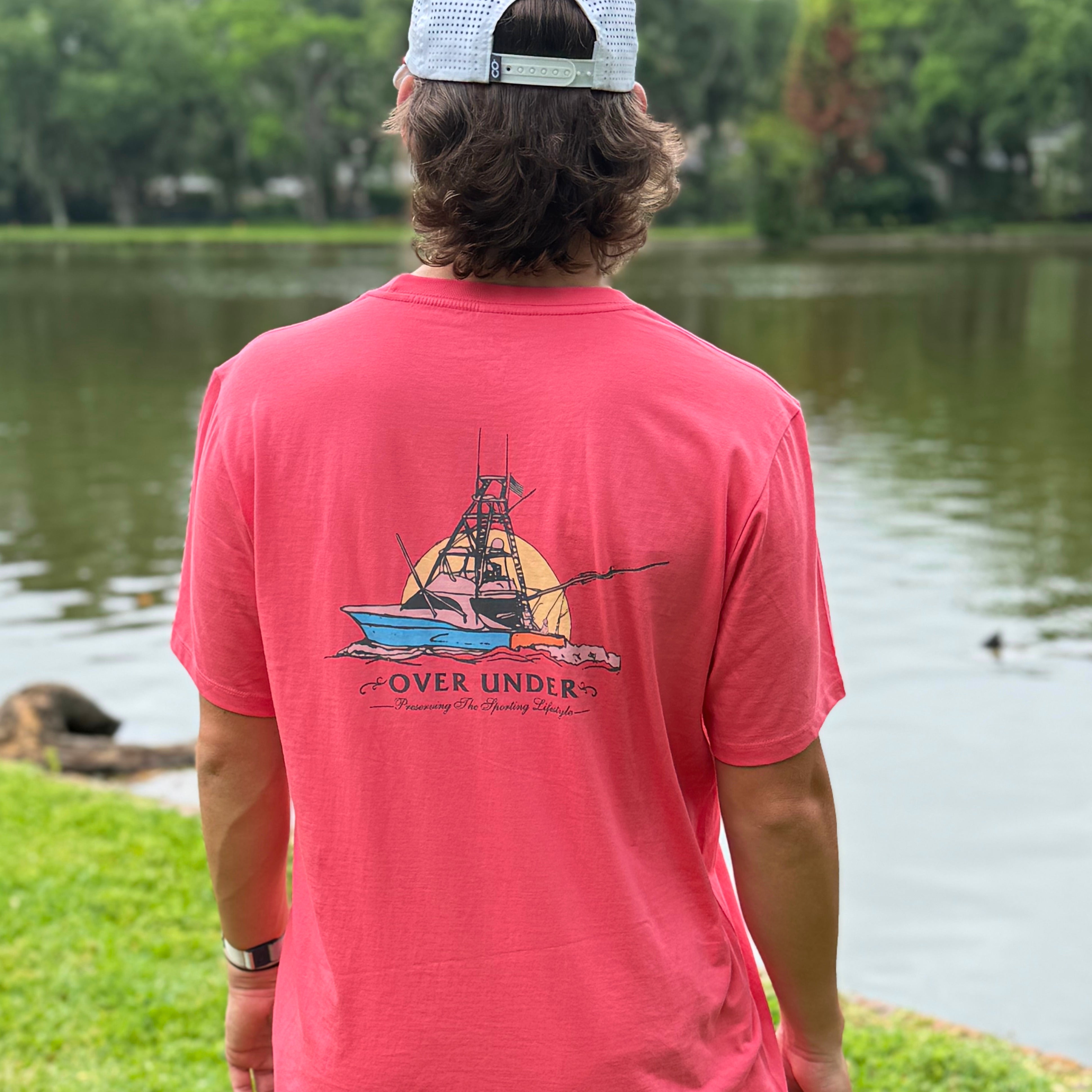 S/S Sportfish T-Shirt Coral – Over Under Clothing