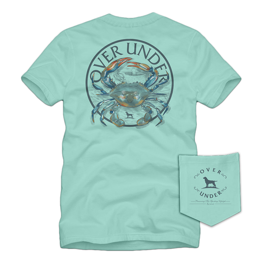 S/S Blue Crab T-Shirt Mint Julep