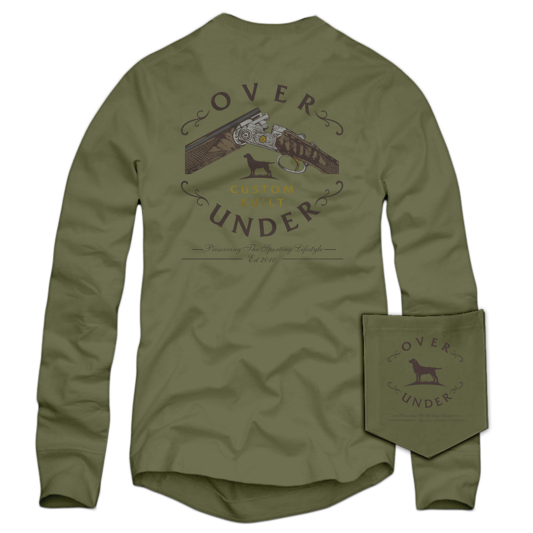 L/S Custom Built T-Shirt Moss