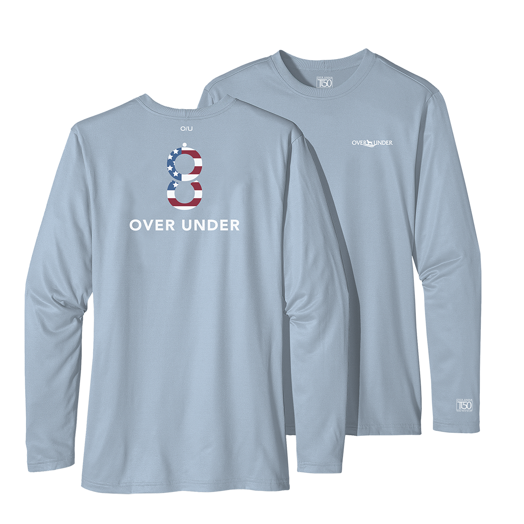 L/S Tidal Tech Double Barrel Flag Skyride