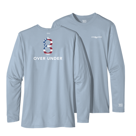 L/S Tidal Tech Double Barrel Flag Skyride