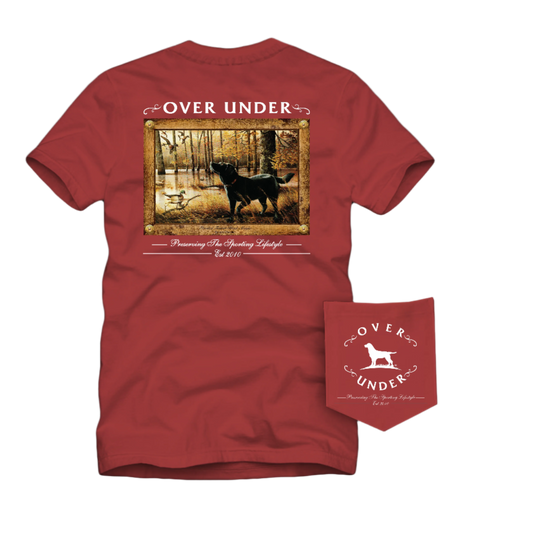 S/S Flooded Timber Black Magic T-Shirt Lighthouse Red