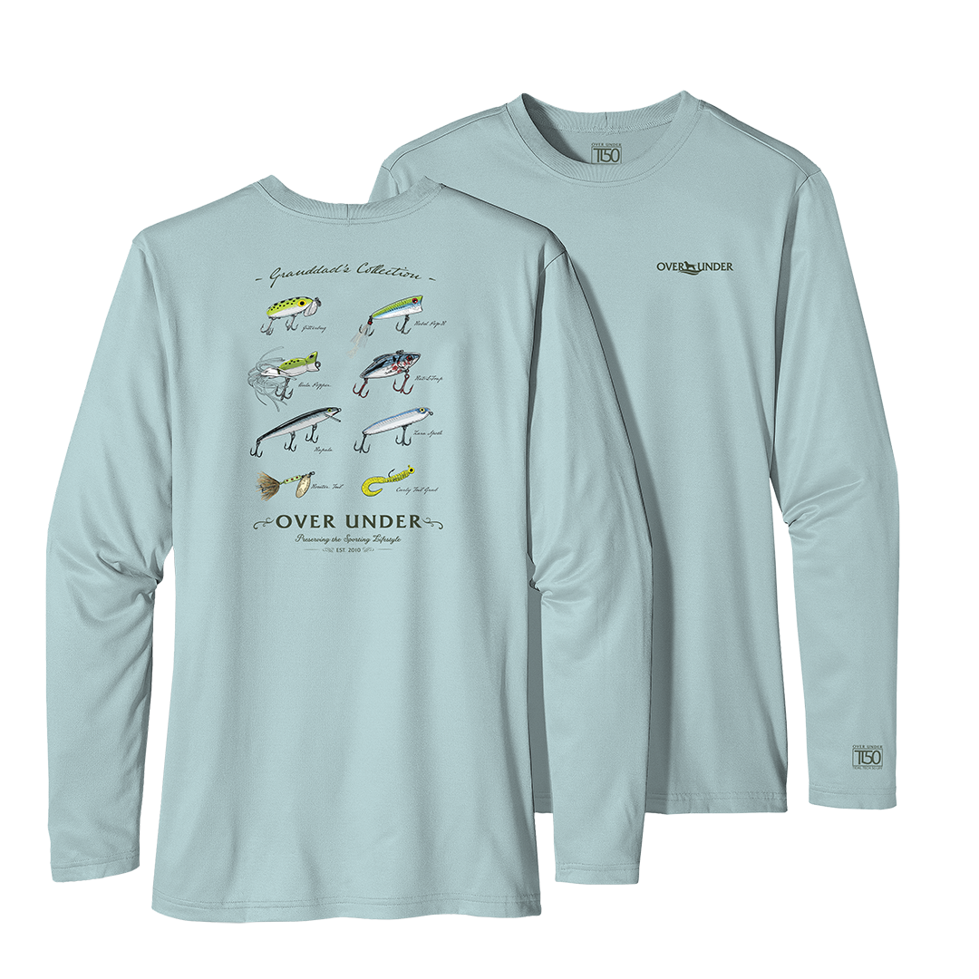 L/S TT Grandads Collection Arctic Blue