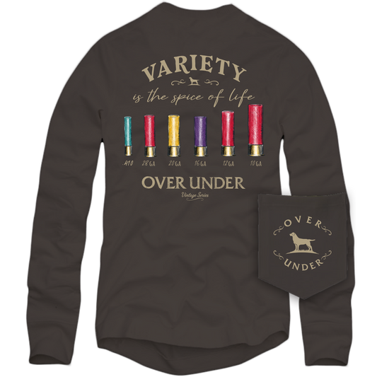 L/S Vintage Shotgun Variety T-Shirt Pepper