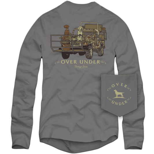 L/S Vintage Shotgun Rider T-Shirt Gray