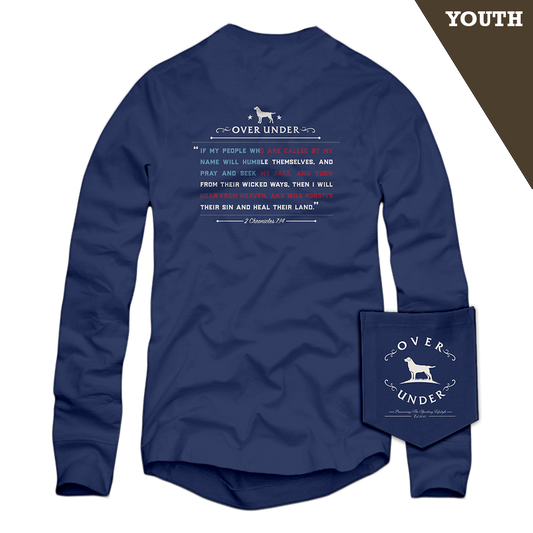 L/S Youth Promise Keeper T-Shirt Navy