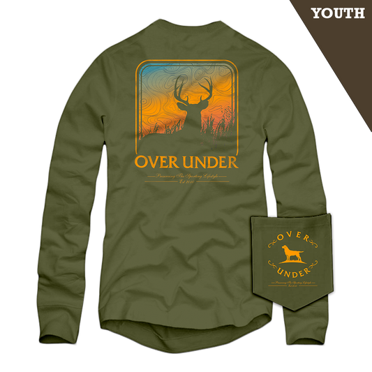 L/S Youth Topo Deer T-Shirt Bearsnack