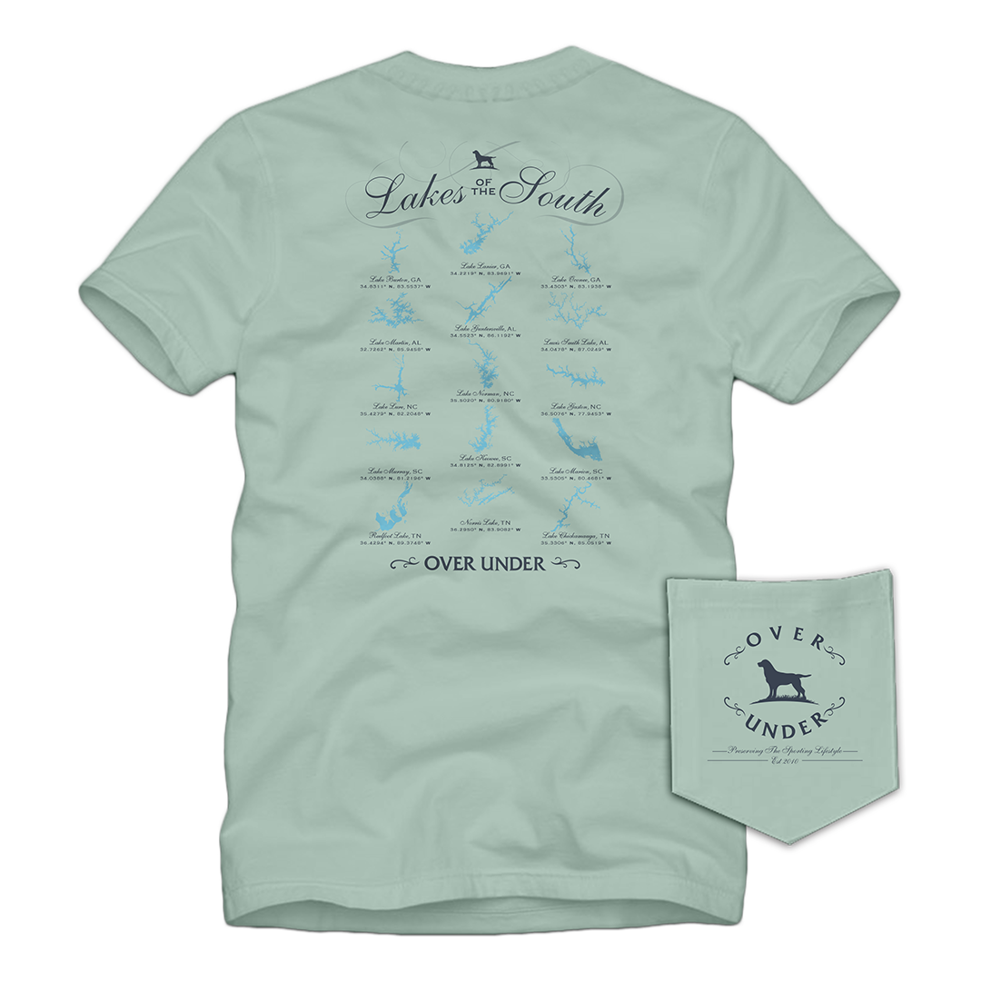 S/S Lakes of the South T-Shirt Green Tea
