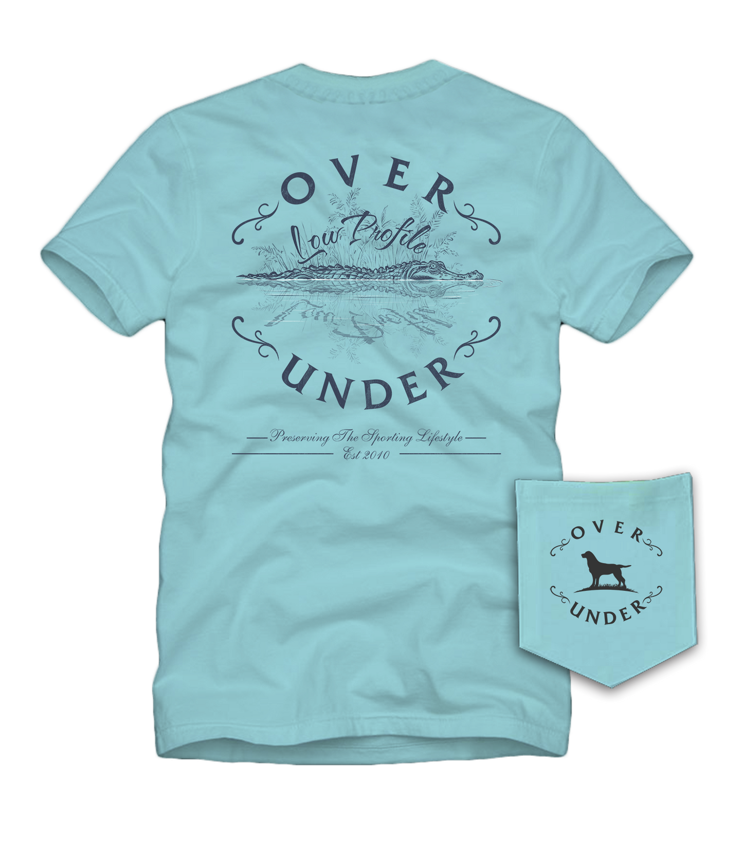 S/S Low Profile T-Shirt Aqua