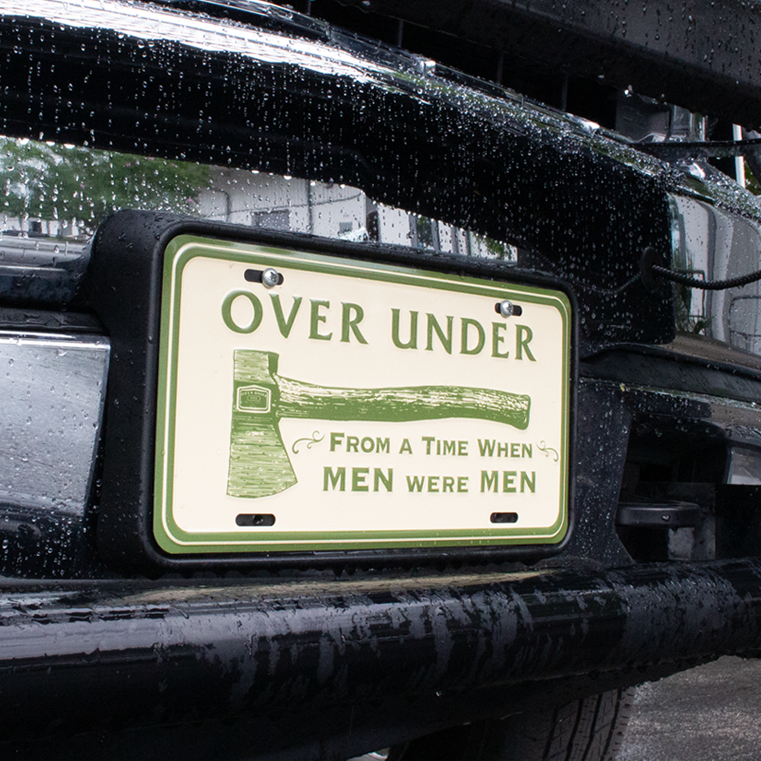 When Men Were Men License Plate