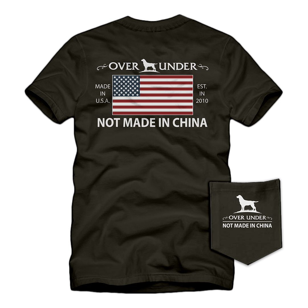 S/S Not Made In China T-Shirt Charcoal