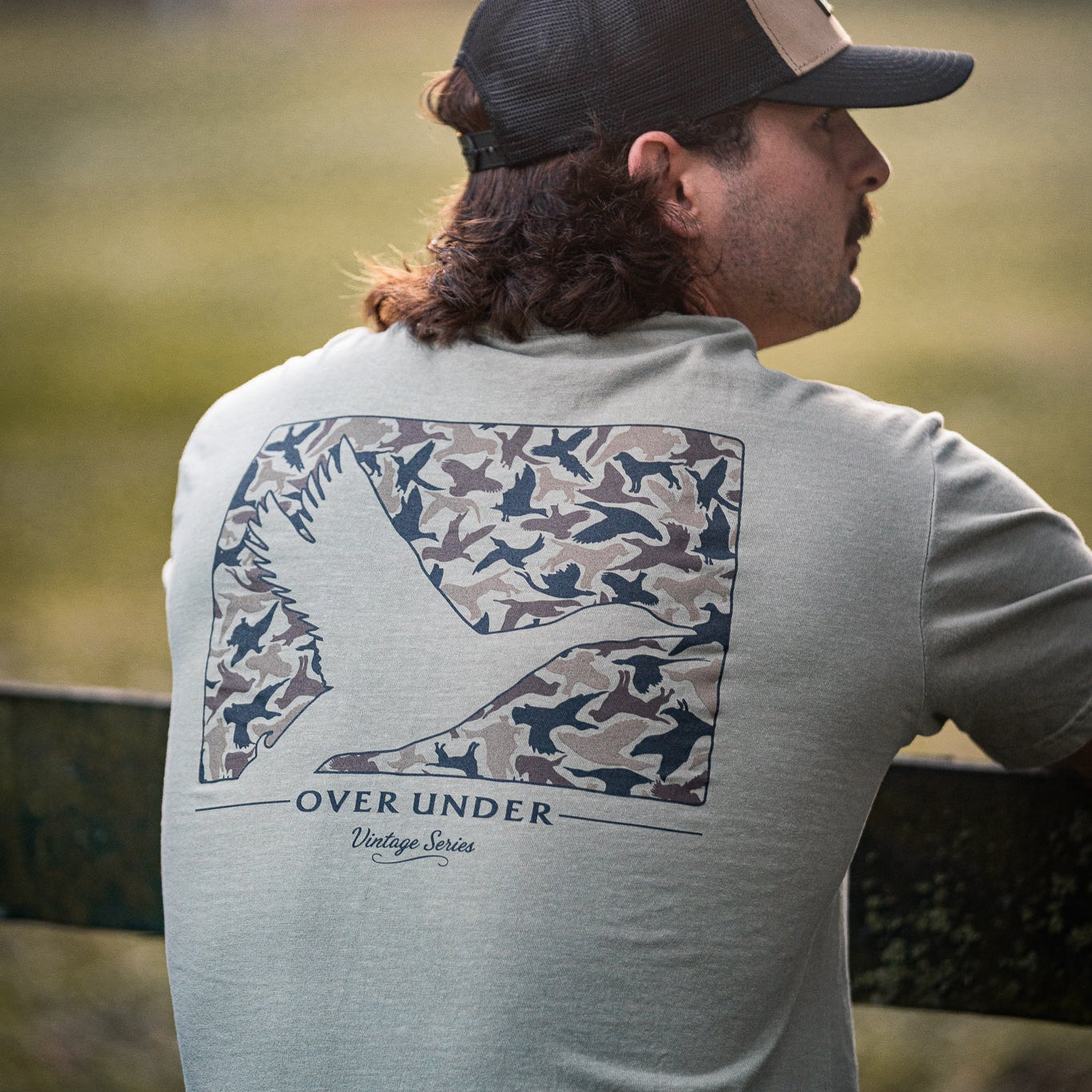 S/S Vintage Mallard Silhouette T-Shirt Khaki