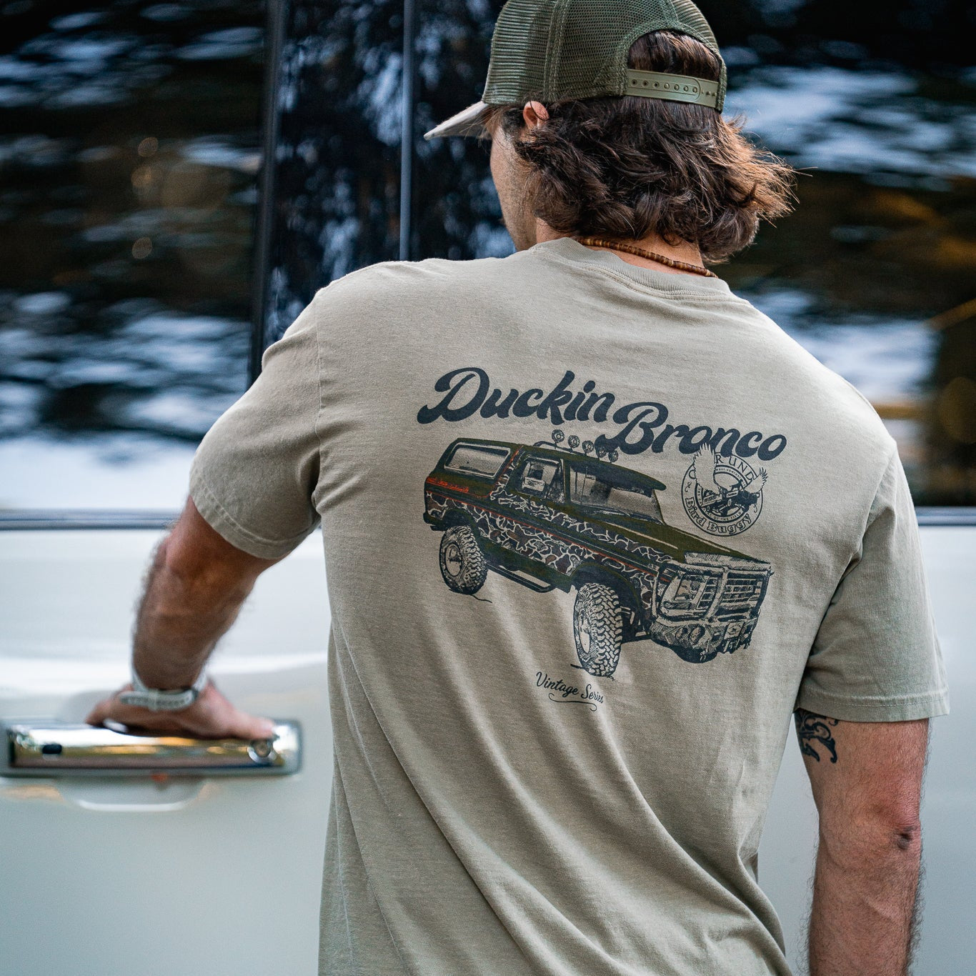 S/S Vintage Duckin Bronco T-Shirt Khaki